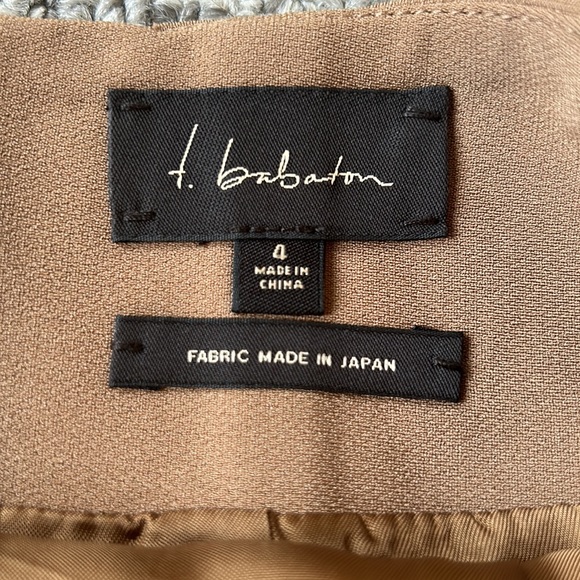 Aritzia Crepe Brown Pencil Skirt - Picture 2 of 5